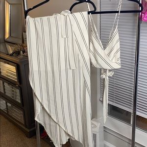 Stripe two piece set